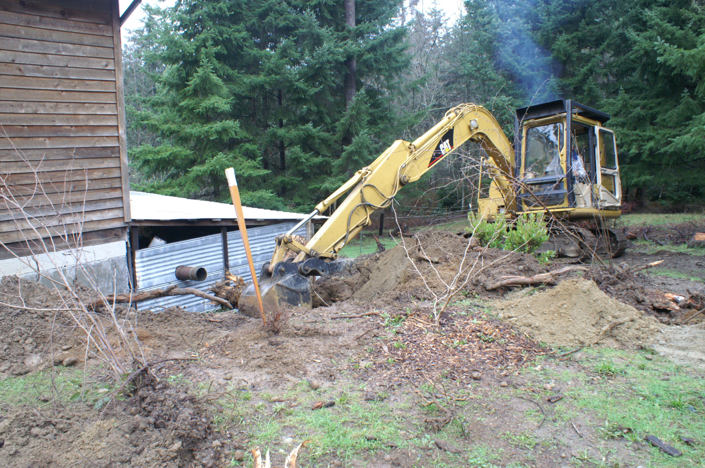 excavation of stump stump excavation