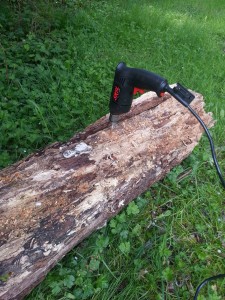 Drilling the plug holes